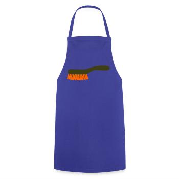 Pilzbürste Werkzeug Sammler - Kochschürze - Royalblau - Vorne - AI Model Male 185 dark (185cm)