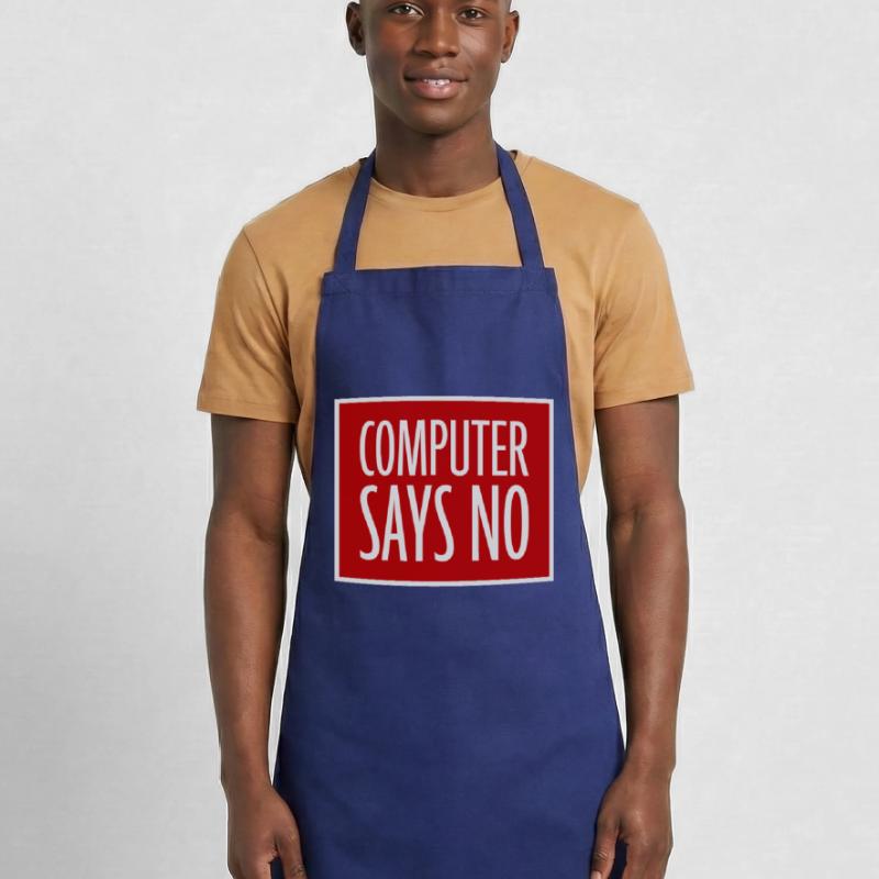 Computer Says No Funny Programmer Nerd Technique Cooking Apron