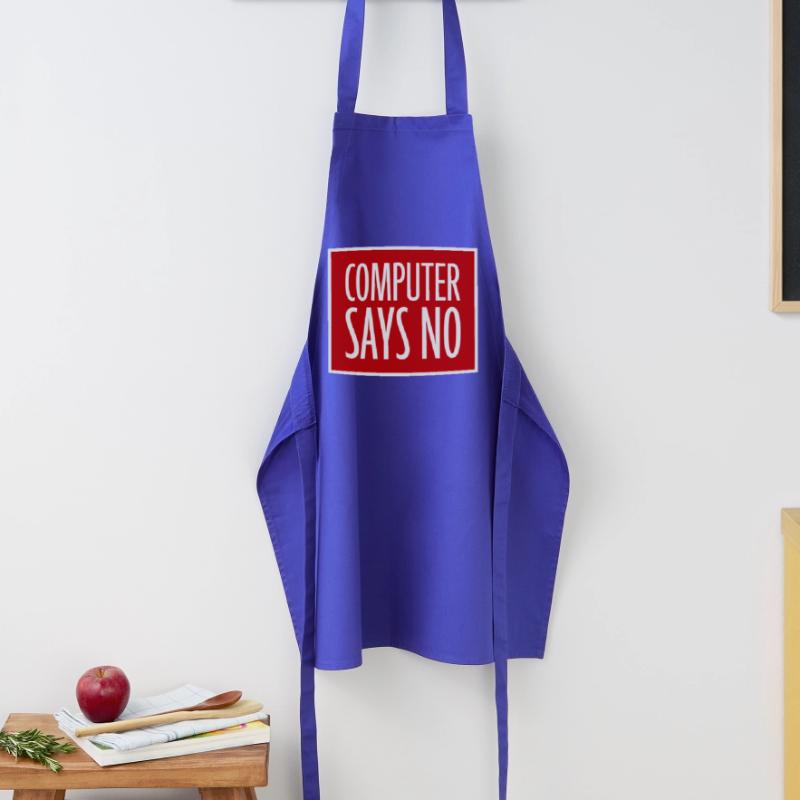 Computer Says No Funny Programmer Nerd Technique Cooking Apron