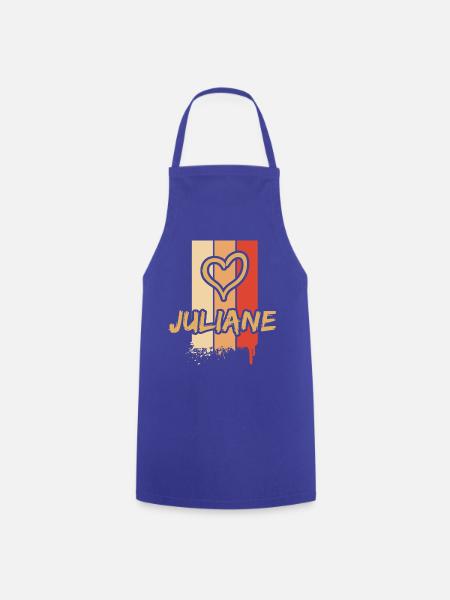 Geschenkidee Juliane - Kochschürze - Royalblau