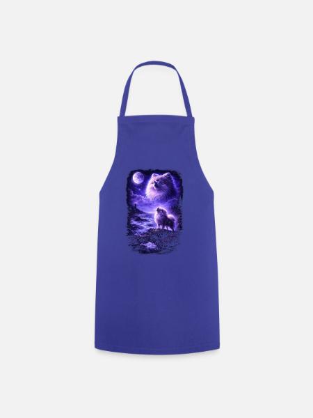 Hund Mama Hund Papa - Kochschürze - Royalblau