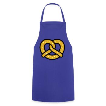 Festival folk du jardin de bière Pretzel Bavaria Pretzel Baker - Tablier de cuisine - bleu royal - Devant - AI Model Male 185 dark (185cm)