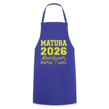 Matura 2026 Spruch - Cooking Apron - royal blue - Front - AI Model Male 185 dark (185cm)