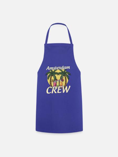 Amsterdam Crew - Kochschürze - Royalblau