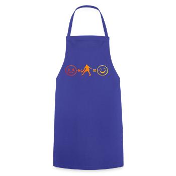Pickleball Community Idea for Pickleball Sports Fans - Cooking Apron - royal blue - Front - AI Model Male 185 dark (185cm)