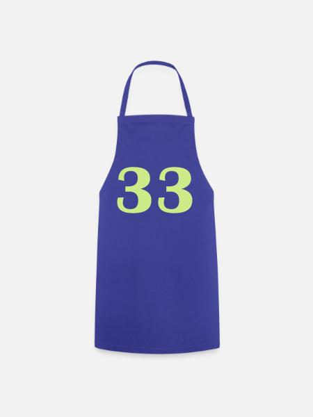 33- - Kochschürze - Royalblau