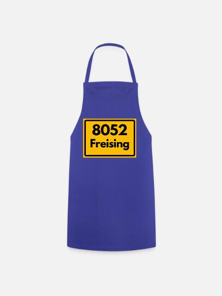 ALTE POSTLEITZAHL 8052 PLZ 85354 FREISING BAYERN - Kochschürze - Royalblau