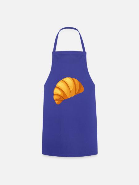 Croissants - Kochschürze - Royalblau