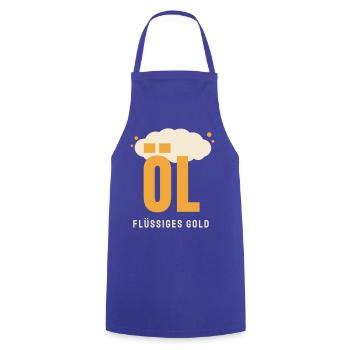Öl Bier lustiger Spruch Bierliebhaber Geschenk - Kochschürze - Royalblau - Vorne - AI Model Male 185 dark (185cm)