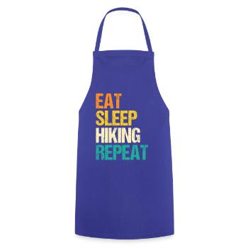 Hiking Mountain Trail Backpacking Outdoors Poaching - Cooking Apron - royal blue - Front - AI Model Male 185 dark (185cm)