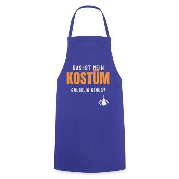 Das ist mein Kostüm Halloween Spruch Gruselig - Kochschürze - Royalblau - Vorne - AI Model Male 185 dark (185cm)