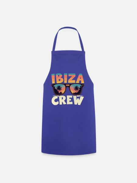 Ibiza Crew - Kochschürze - Royalblau