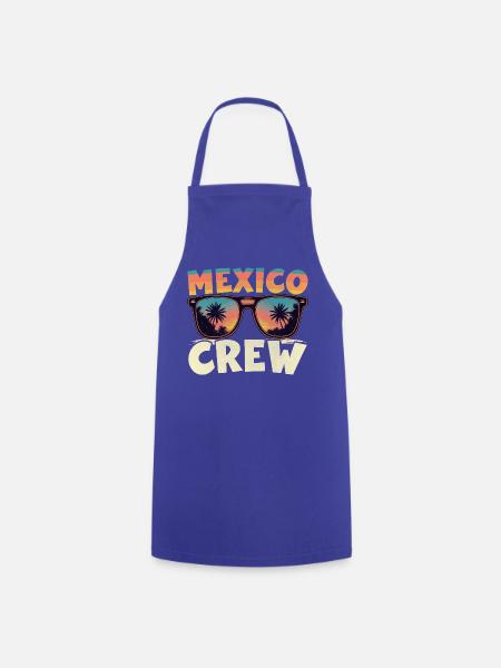 Mexiko Crew - Kochschürze - Royalblau