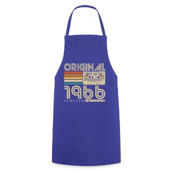 1966 Birthday Retro Vintage Vintage Gift - Cooking Apron - royal blue - Front - AI Model Male 185 dark (185cm)