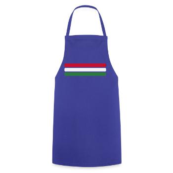 Ungarn Flagge Minimal - Fahne Fan Streifen Design - Kochschürze - Royalblau - Vorne - AI Model Male 185 dark (185cm)
