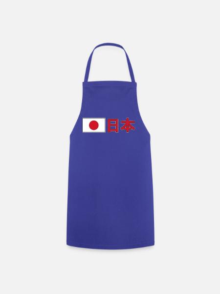 Japan - Kochschürze - Royalblau