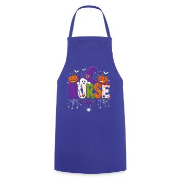 Nurse Nurse Halloween - Cooking Apron - royal blue - Front - AI Model Male 185 dark (185cm)