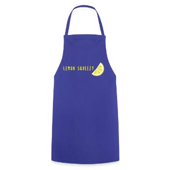 Lemon Squeezy - Cooking Apron - royal blue - Front - AI Model Male 185 dark (185cm)