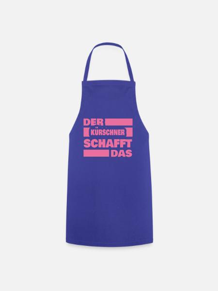 Beruf Kuerschner - Kochschürze - Royalblau
