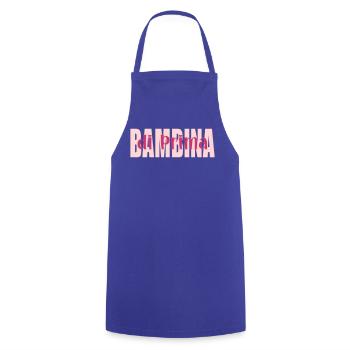 Bambina di Prima, Italien - Kochschürze - Royalblau - Vorne - AI Model Male 185 dark (185cm)