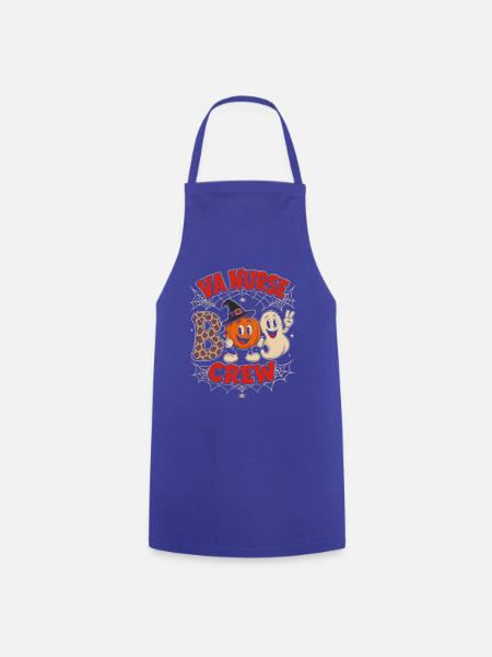 Boo Crew Halloween Motiv - Kochschürze - Royalblau