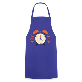 Wecker - Kochschürze - Royalblau - Vorne - AI Model Male 185 dark (185cm)
