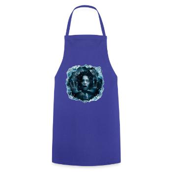 Gefangen unter dem Eis - Kochschürze - Royalblau - Vorne - AI Model Male 185 dark (185cm)