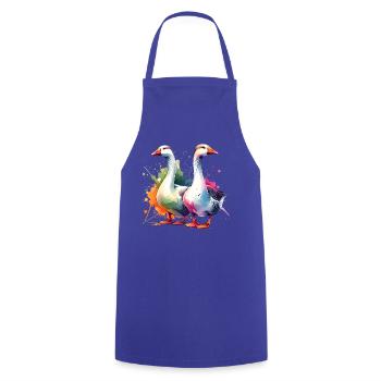 Pilgrim Gans Pilgrim Goose - Kochschürze - Royalblau - Vorne - AI Model Male 185 dark (185cm)