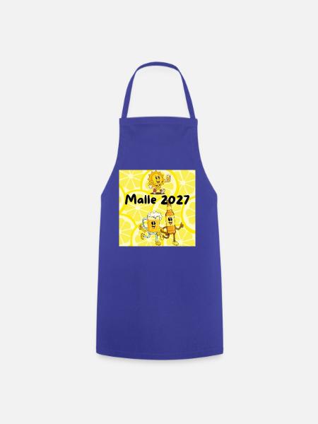 Malle_2027 Design - Kochschürze - Royalblau