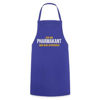 Pharmakant Ausbildung Pharma Geschenk Spruch - Kochschürze - Royalblau - Vorne - AI Model Male 185 dark (185cm)
