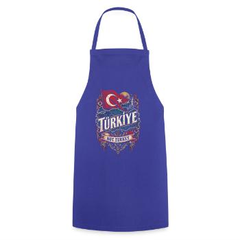 Türkei Türken Türkin Türke Türkiye Not Turkey - Kochschürze - Royalblau - Vorne - AI Model Male 185 dark (185cm)