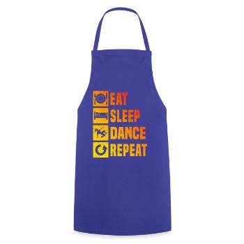 Streetdance Geschenkidee für eine Hip-Hop-Tänzerin - Kochschürze - Royalblau - Vorne - AI Model Male 185 dark (185cm)