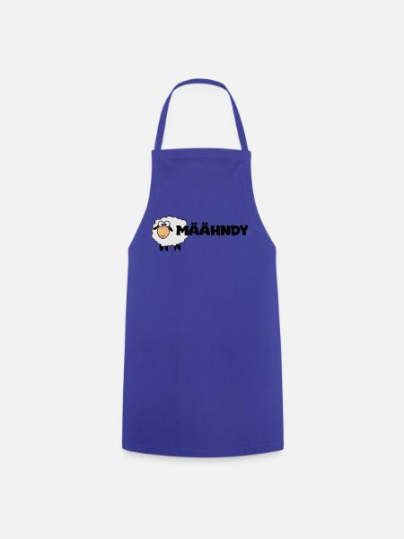 Määhndy - Mandy Namensshirt mit Schafnote - Kochschürze - Royalblau
