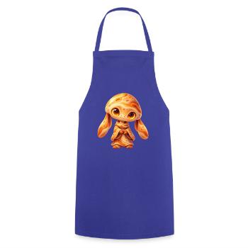 Sonnenmondchen Kosmos Kuscheltier - Kochschürze - Royalblau - Vorne - AI Model Male 185 dark (185cm)