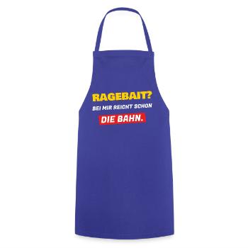 Ragebait? Bei mir reicht schon die Bahn - Kochschürze - Royalblau - Vorne - AI Model Male 185 dark (185cm)