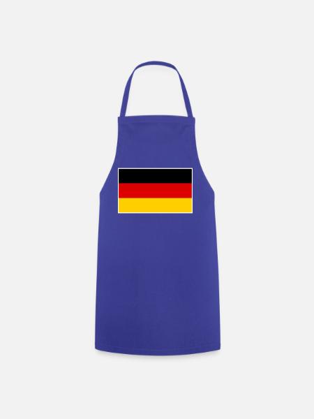 Germany Flag Classic Frame - Kochschürze - Royalblau