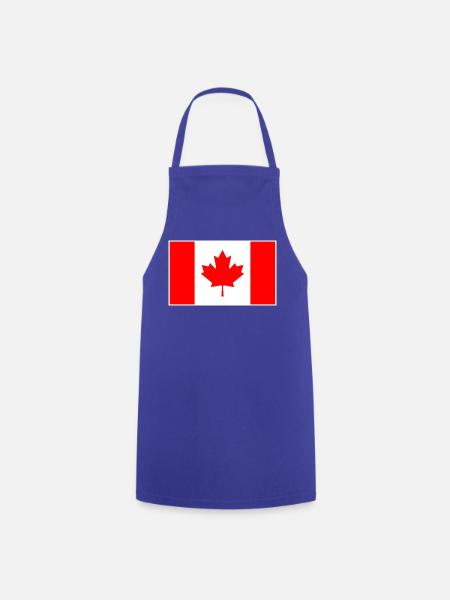 Canada Flag Classic Frame - Kochschürze - Royalblau