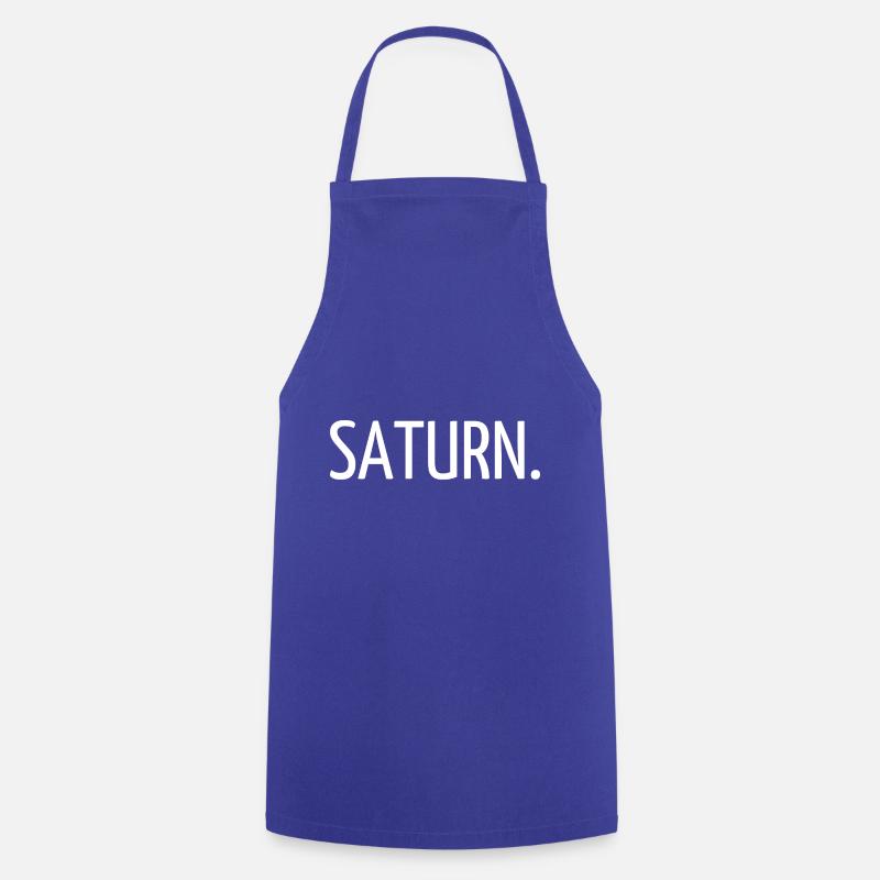 Saturn. - Cooking Apron - royal blue