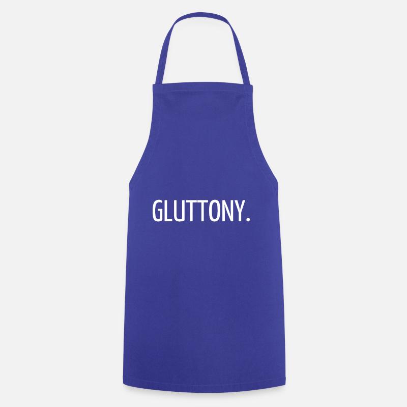 Gluttony - Tablier de cuisine - bleu royal