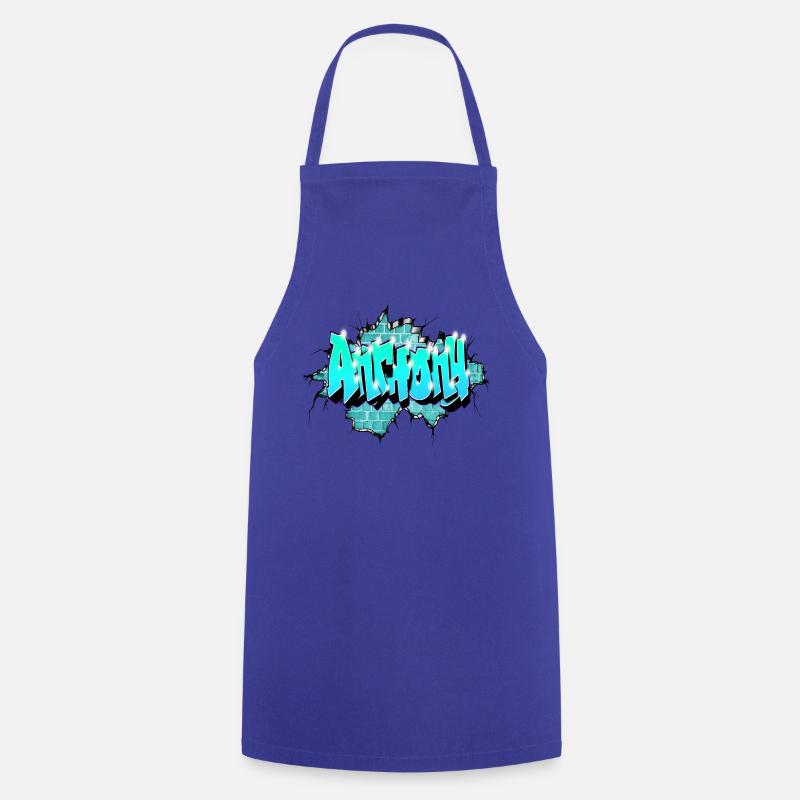 Anthony Graffiti name By max le Tagueur - Tablier de cuisine - bleu royal