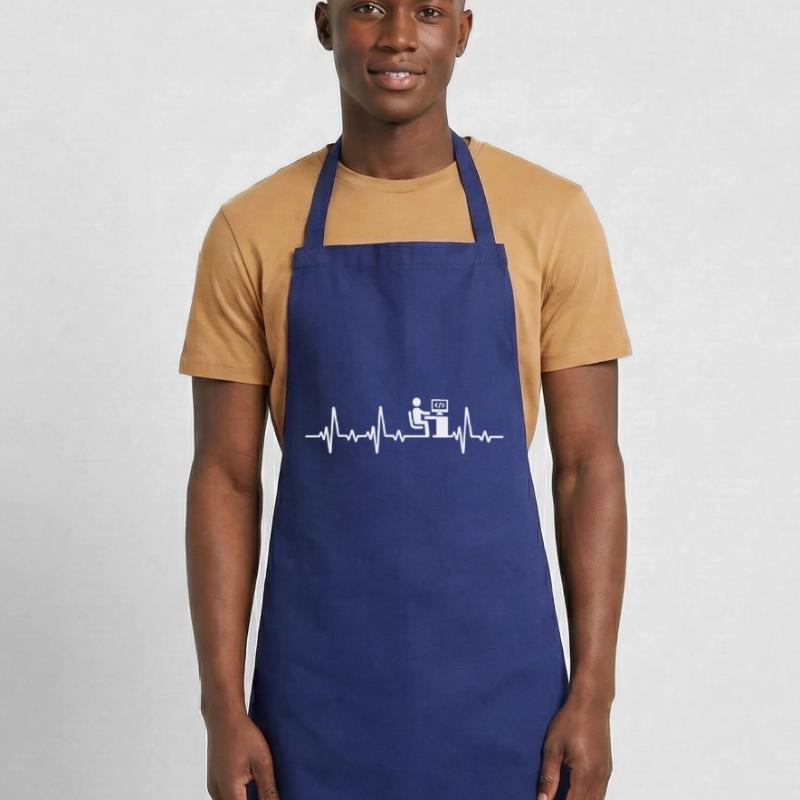 Programmer Heartbeat Computer Scientist code Cooking Apron