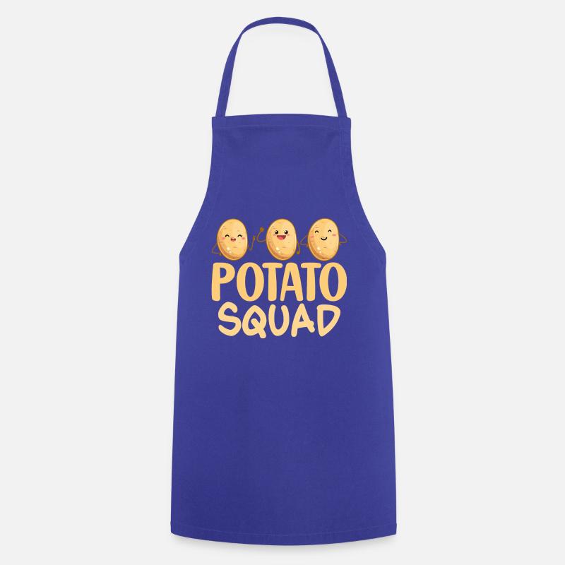 Potato Squad Vegetable Potatoes - Kochschürze - Royalblau