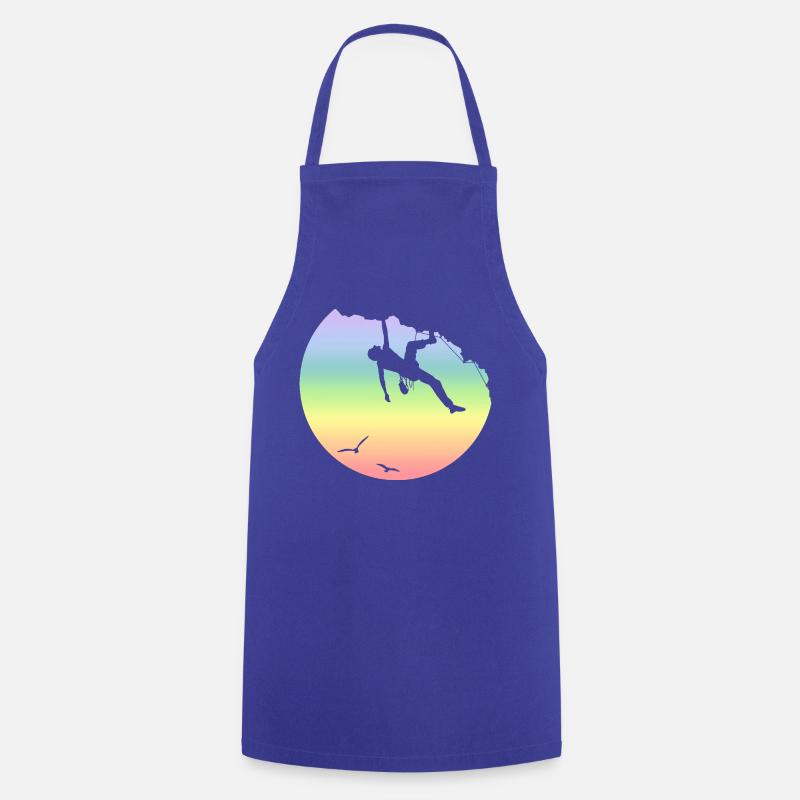 Climb - Cooking Apron - royal blue