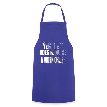 health informatics specialist shirts programming - Cooking Apron - royal blue - Front - AI Model Male 185 dark (185cm)