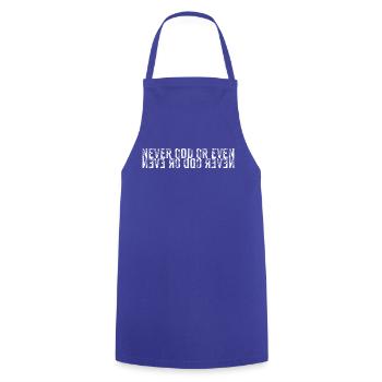 Never Odd Or Even - Cooking Apron - royal blue - Front - AI Model Male 185 dark (185cm)