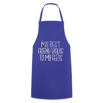 geek beagle gifts animal lover quote - Kochschürze - Royalblau - Vorne - AI Model Male 185 dark (185cm)