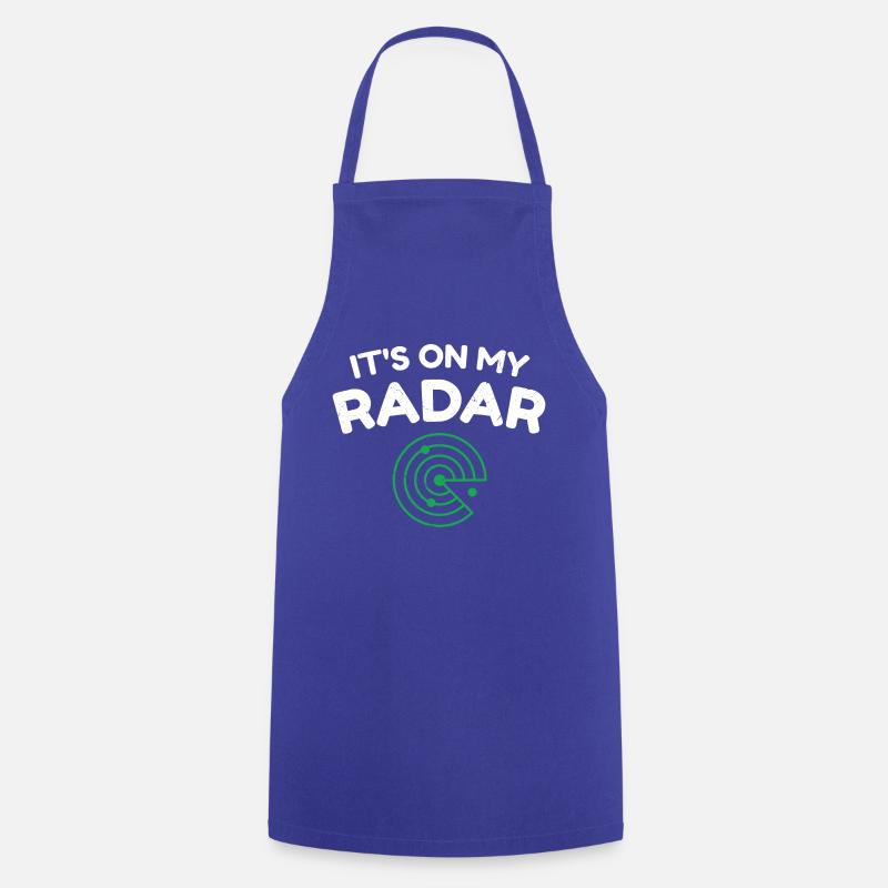 C’est sur mon radar - Tablier de cuisine - bleu royal