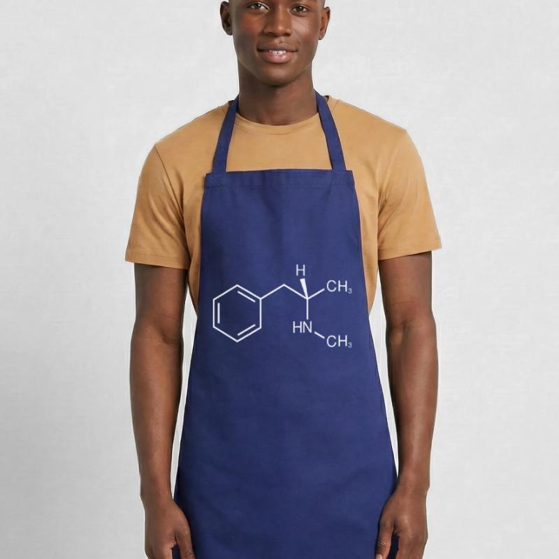 Crystal meth molecule structural formula Cooking Apron