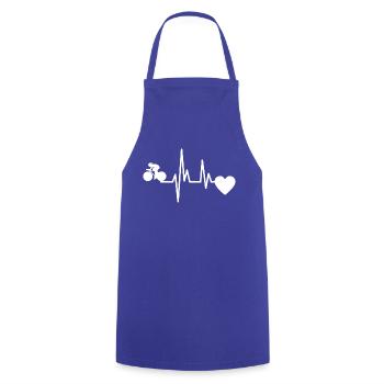 Bike Tour Bike Cycling Mountainbike Cycling - Cooking Apron - royal blue - Front - AI Model Male 185 dark (185cm)