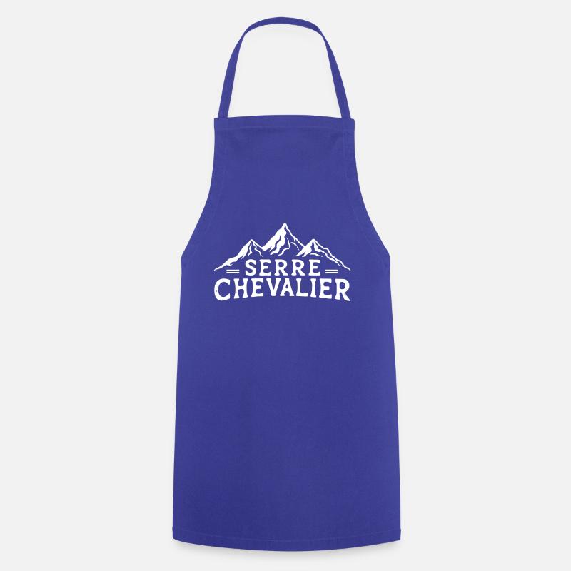 Serre chevalier - Tablier de cuisine - bleu royal